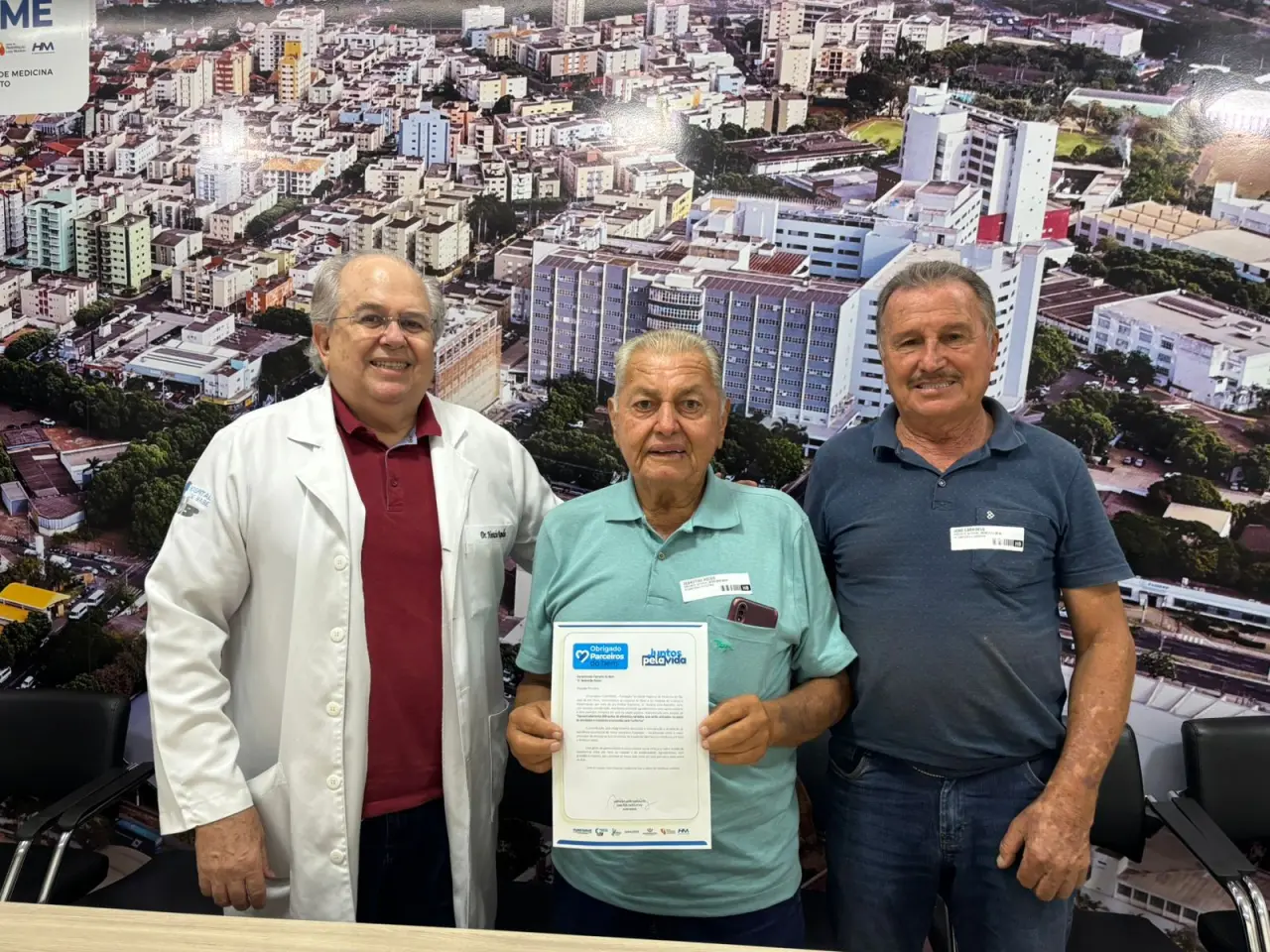 Ação Solidária de Doação de Alimentos – Sr. Sebastião Rocco | Santa Albertina-SP