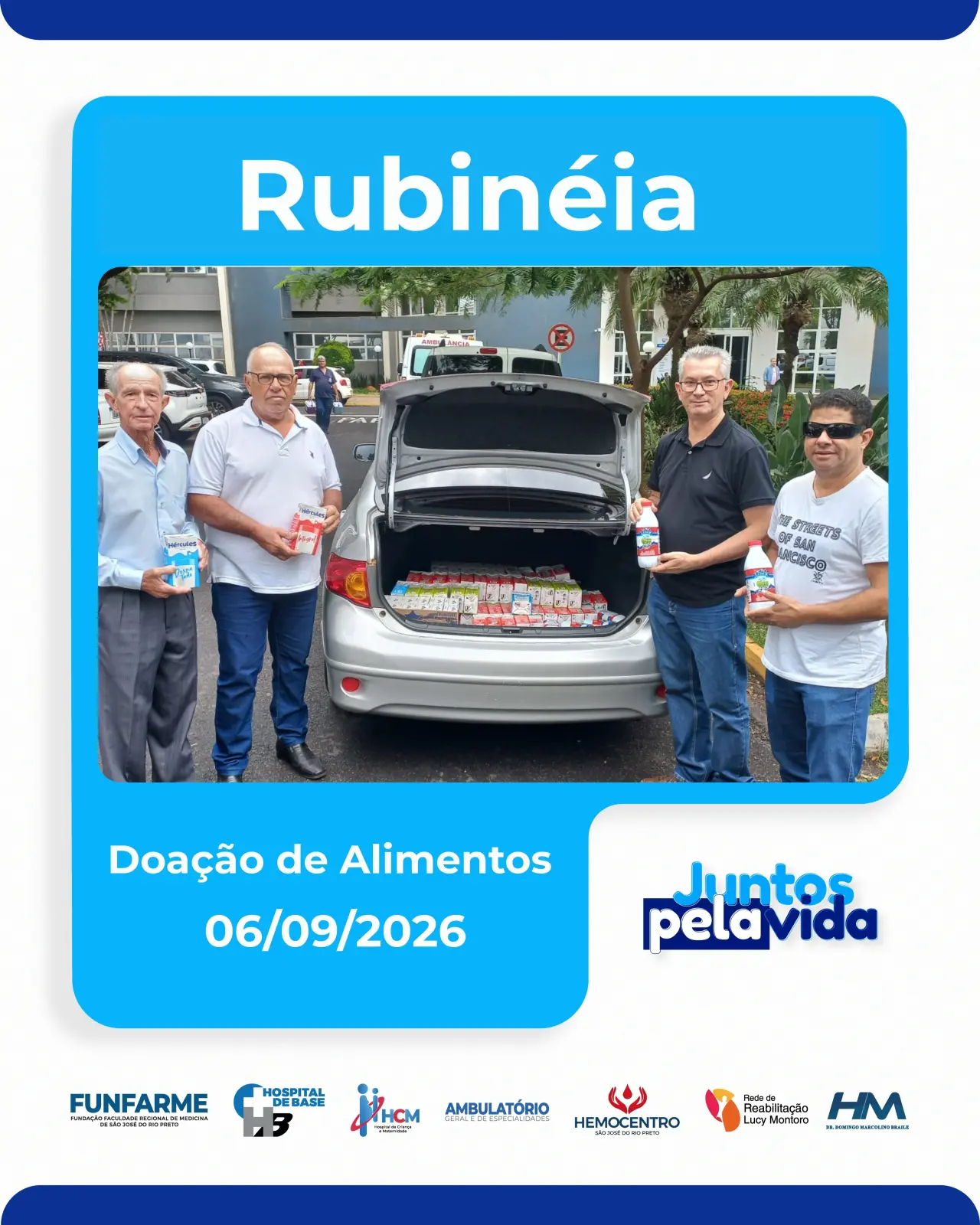 Arrecadação de Alimentos de Rubinéia-SP