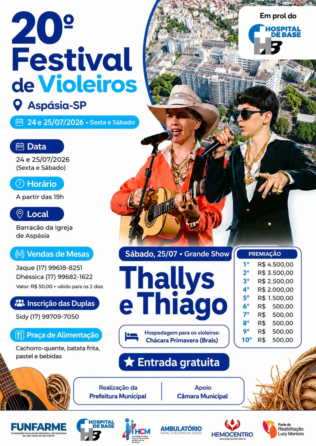 20° Festival de Violeiros de Aspásia-SP