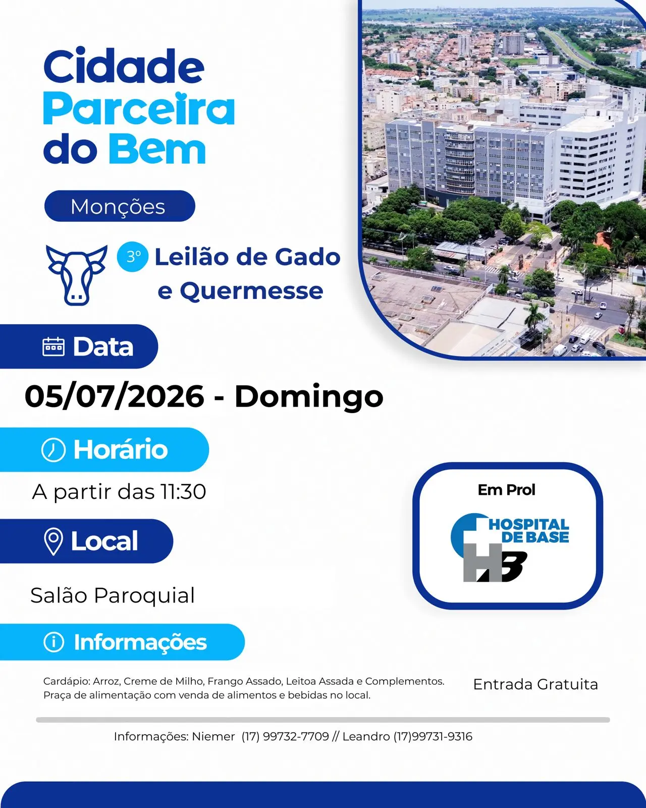 3º Leilão de Gado e Quermesse de Monções-SP