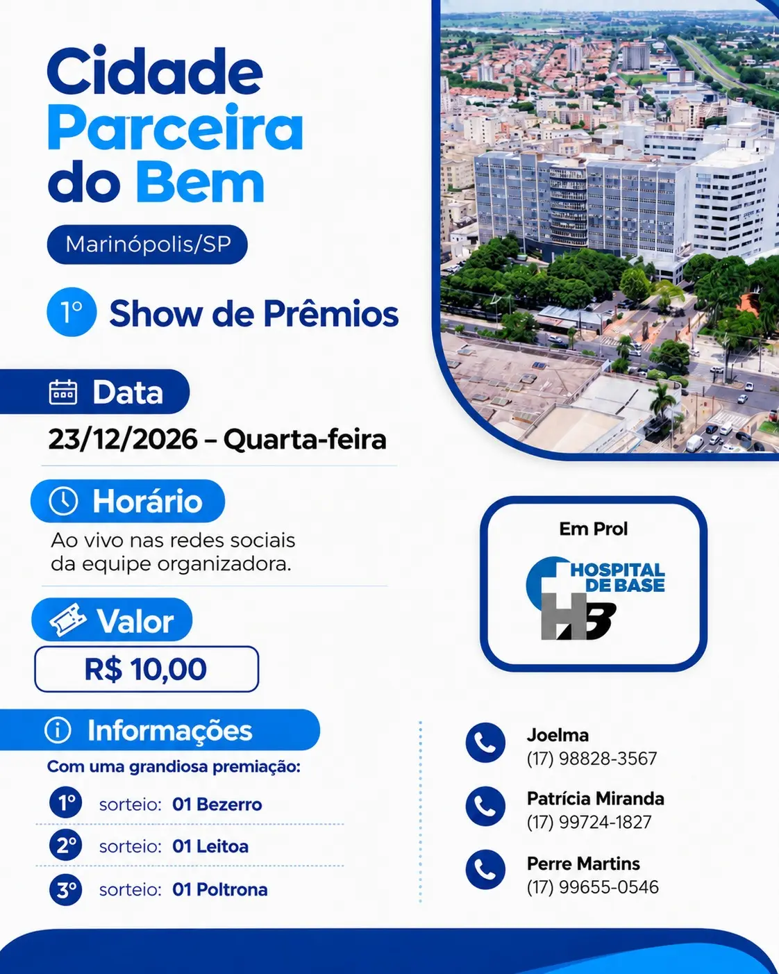 1º Show de Prêmios de Marinópolis-SP