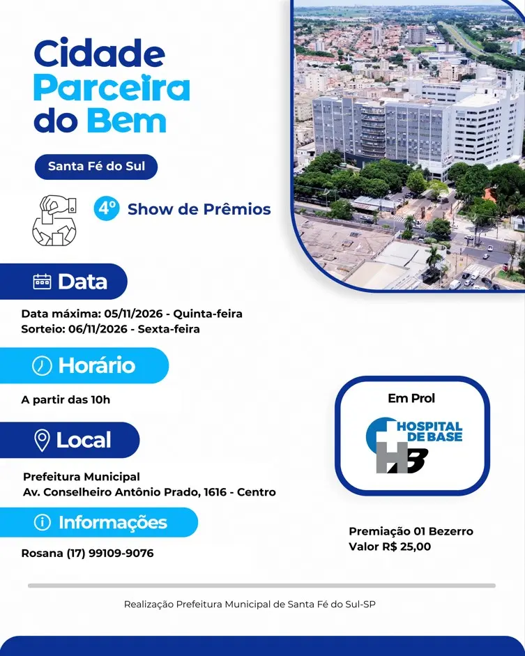 4º Show de Prêmios de Santa Fé do Sul-SP
