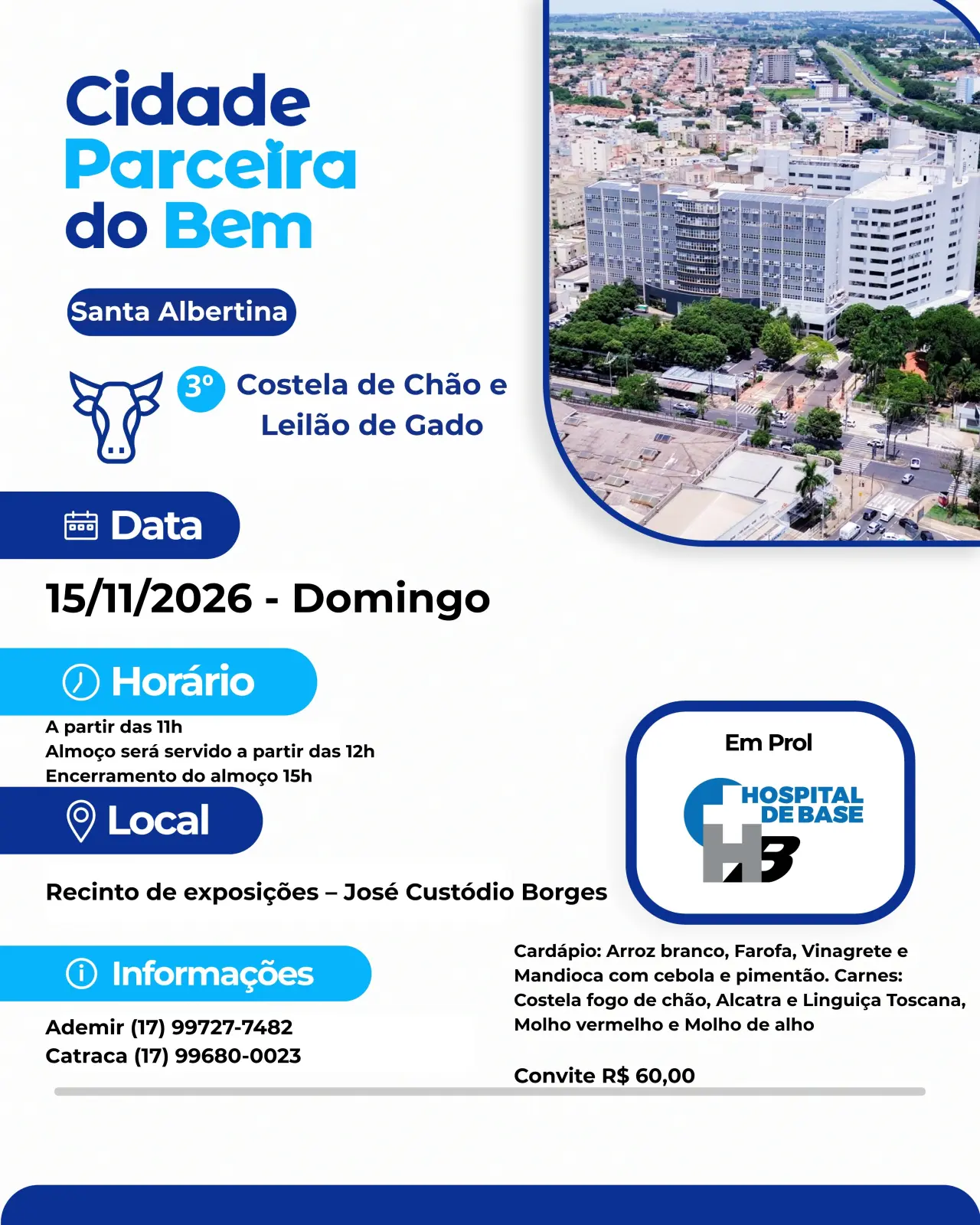 3ª Costela de Chão e Leilão de Gado de Santa Albertina-SP