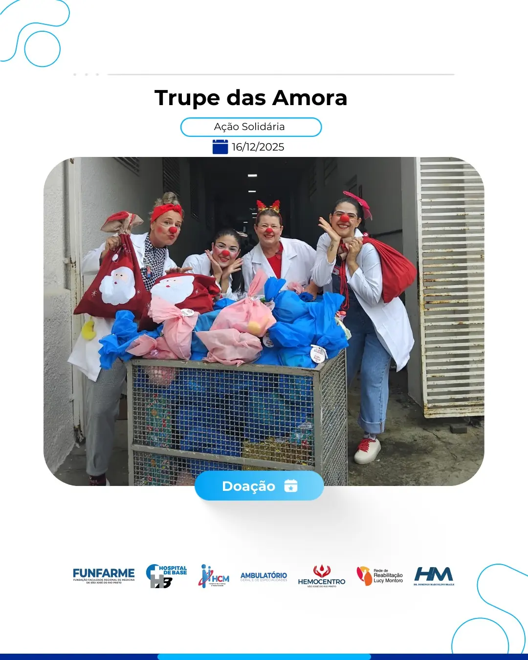 Ação de Natal - Trupe da Amoras