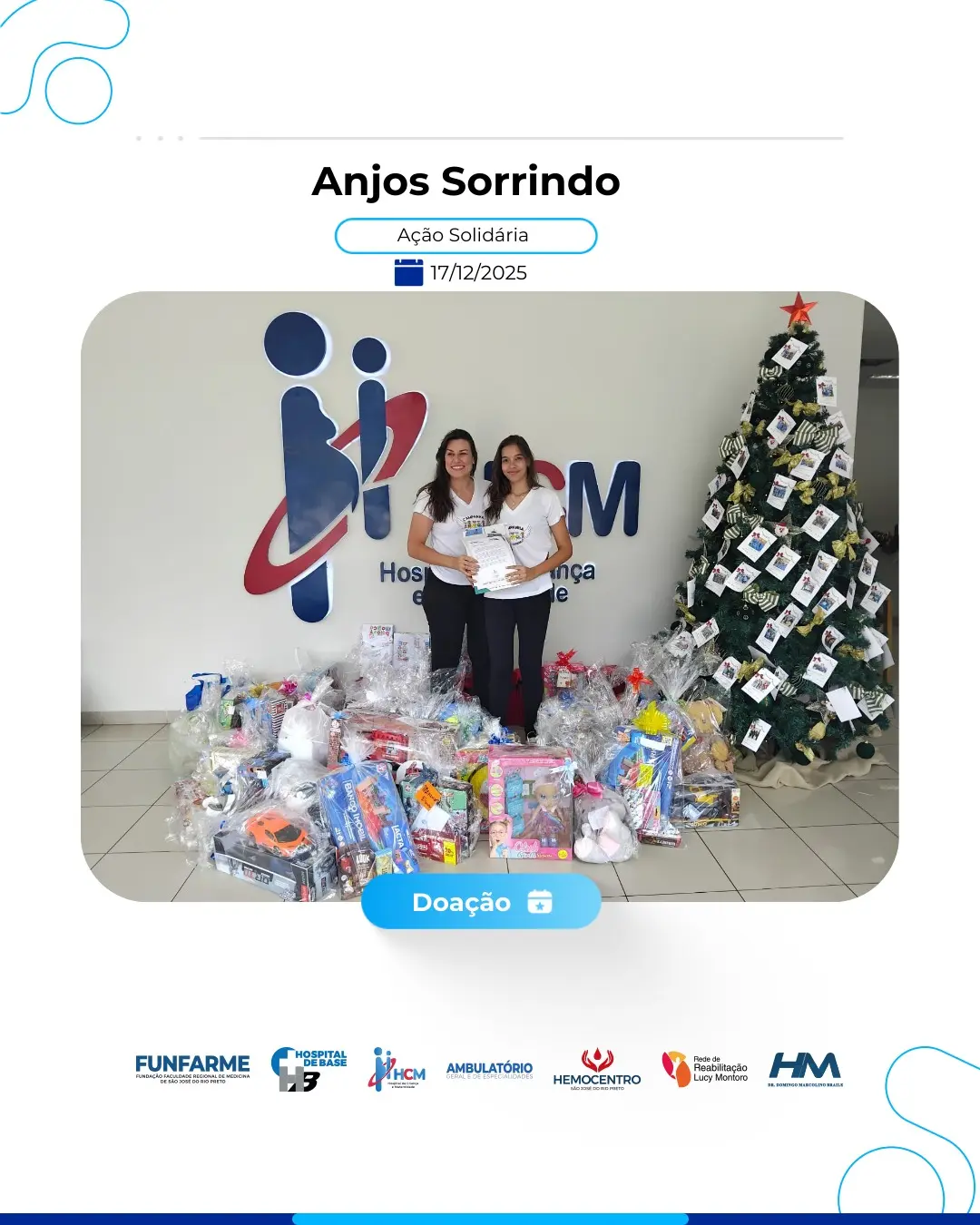 Campanha de Natal - Anjos Sorrindo
