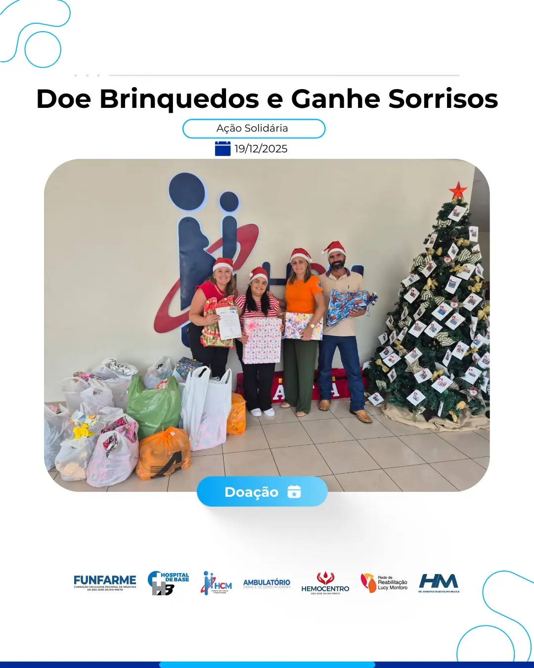Ação de Natal - Doe Brinquedos e Ganhe Sorrisos