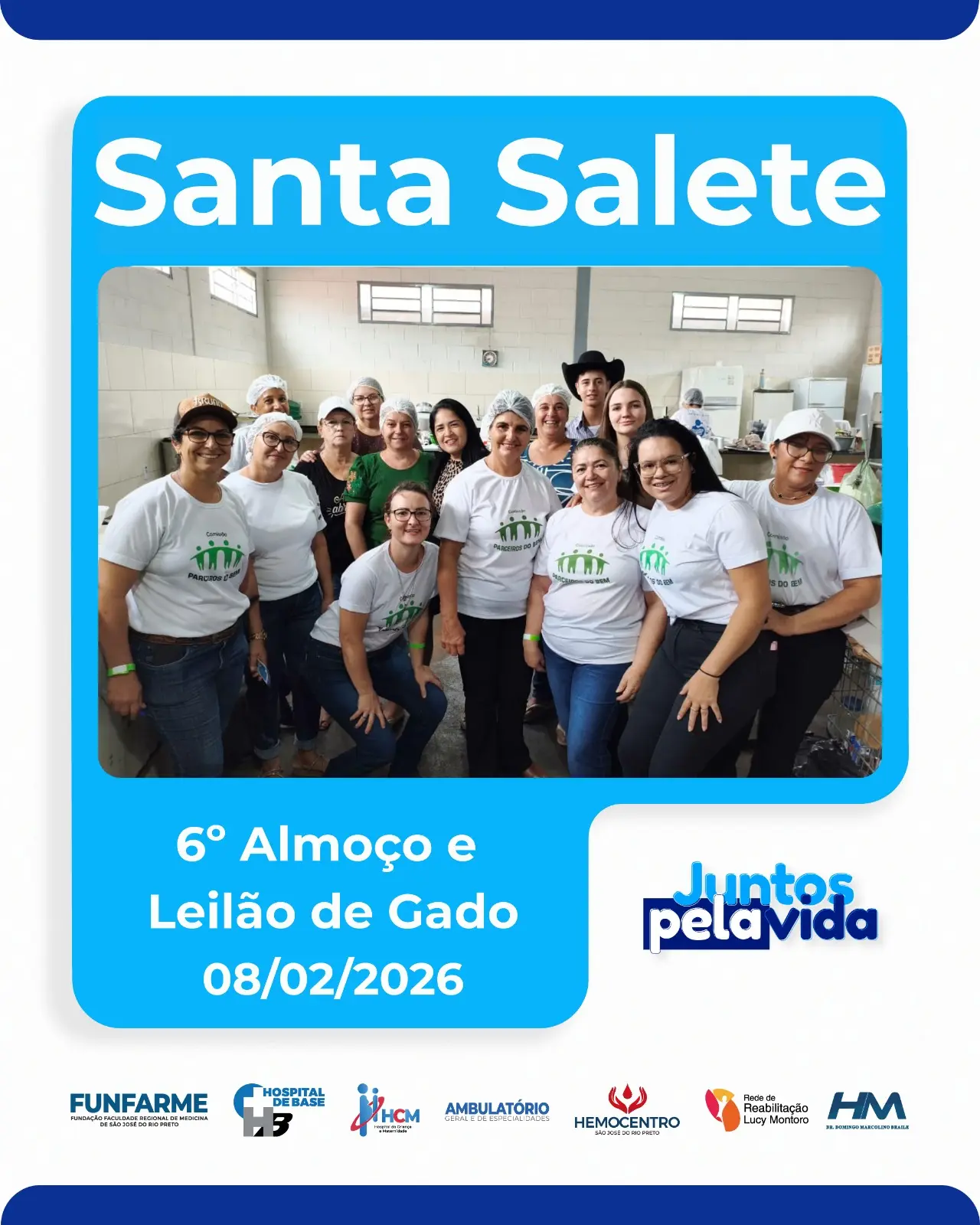 6º Almoço e Leilão de Gado de Santa Salete-SP