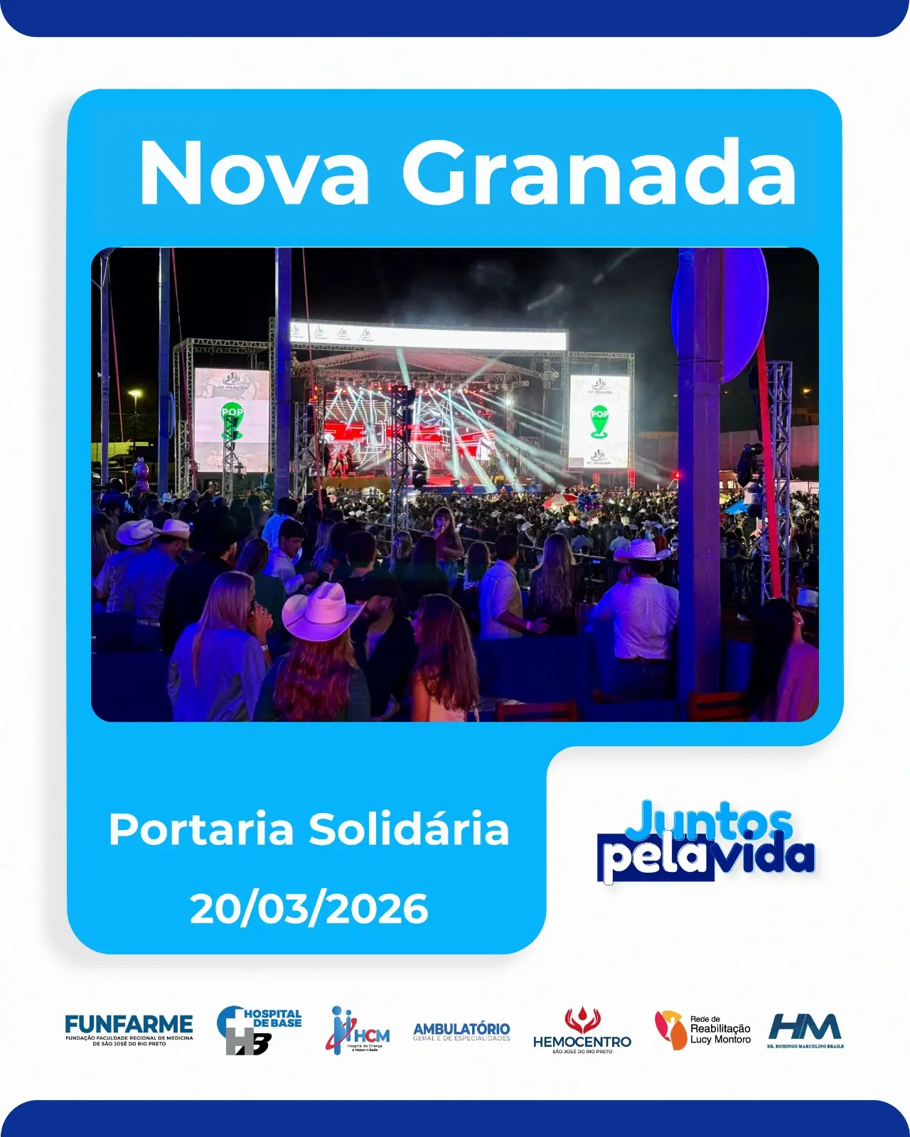 Portaria Solidária - Circuito solidário de Rodeio - Nova Granada-SP