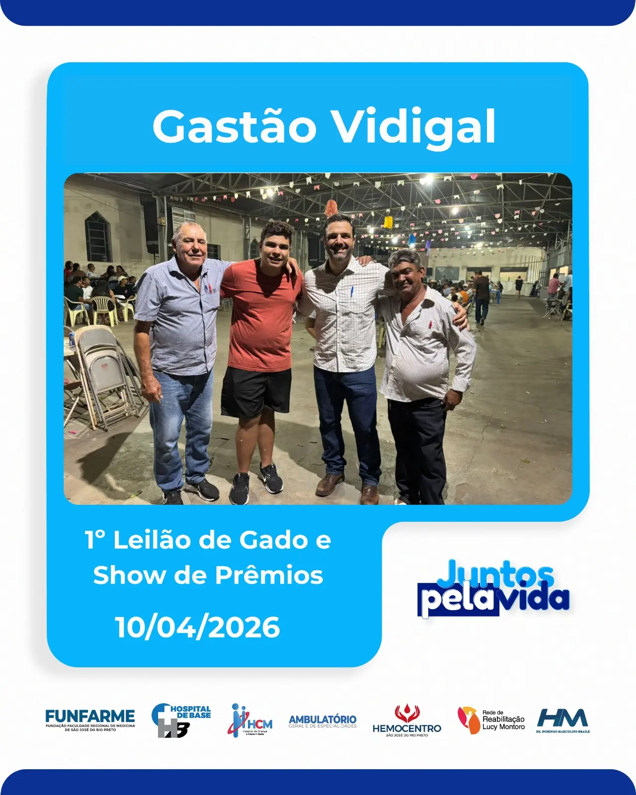 1º Leilão de Gado e Show de Prêmios de Gastão Vidigal-SP