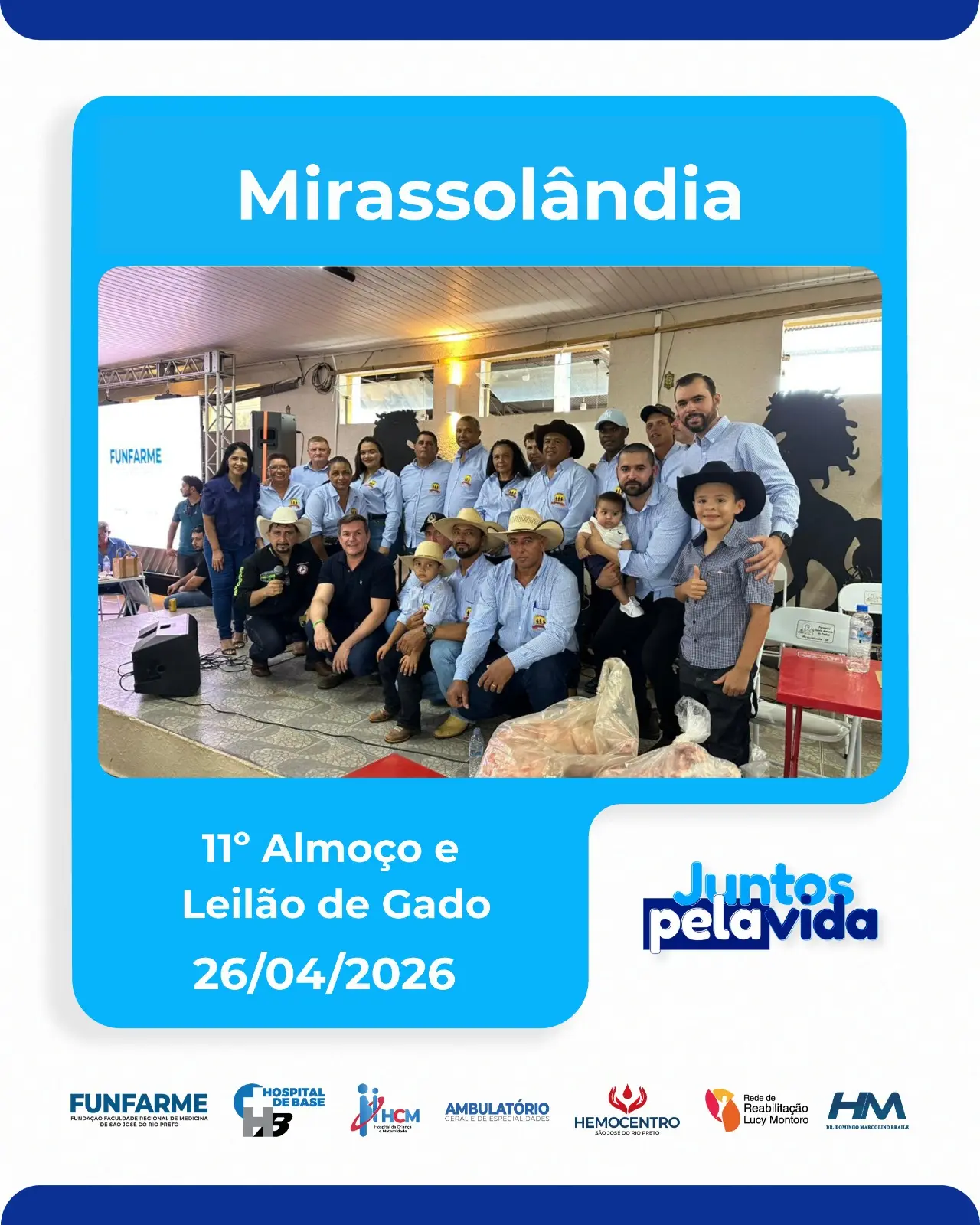 11º Almoço e Leilão de Gado de Mirassolândia-SP