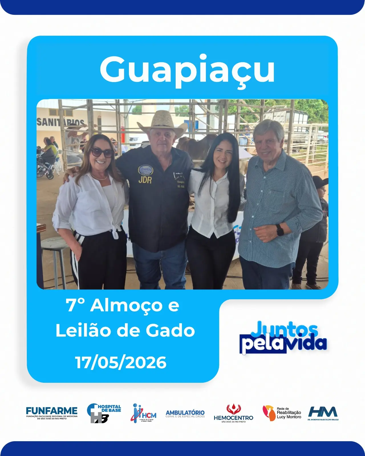 7º Almoço e Leilão de Gado de Guapiaçu-SP