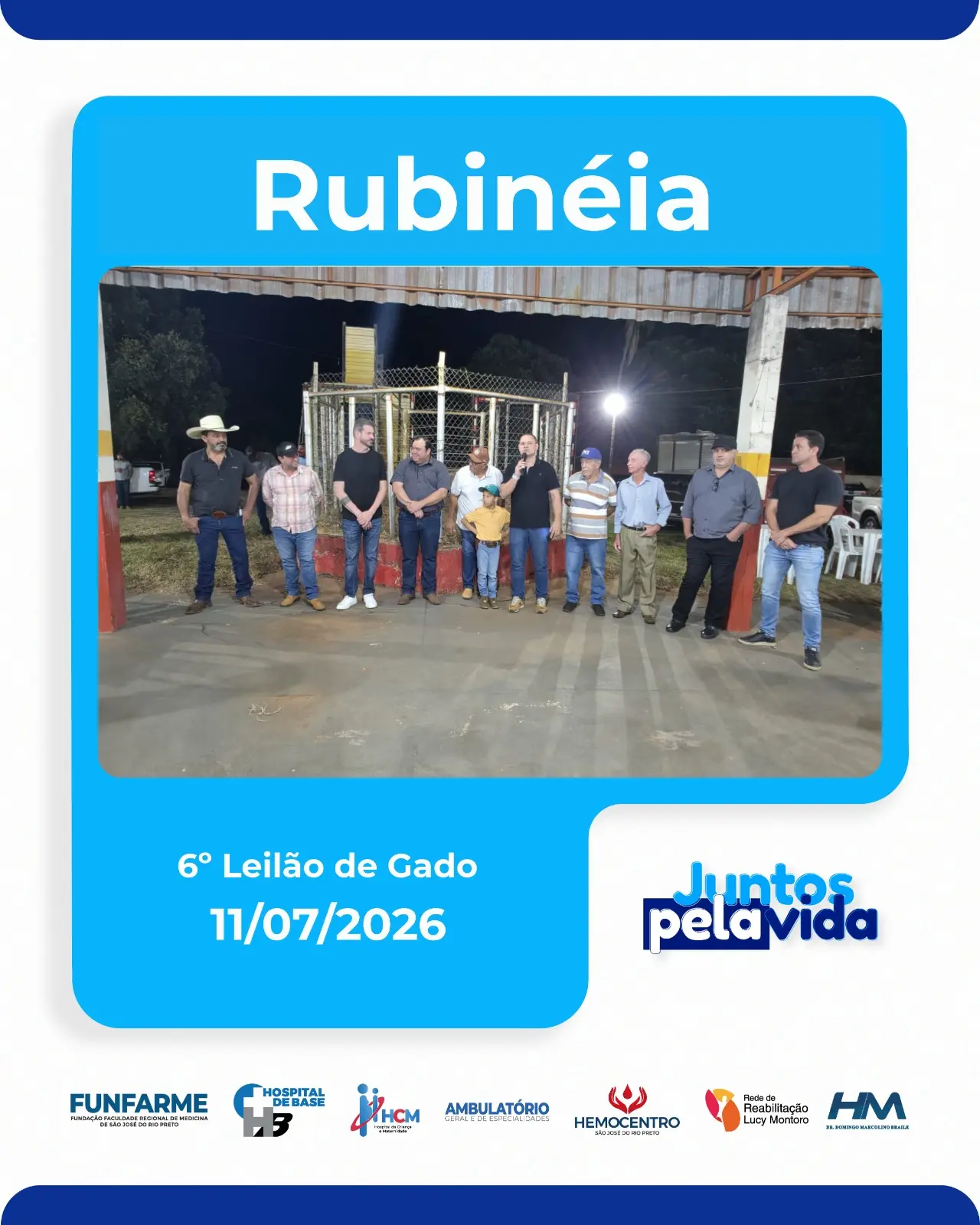 6º Leilão de Gado de Rubinéia-SP