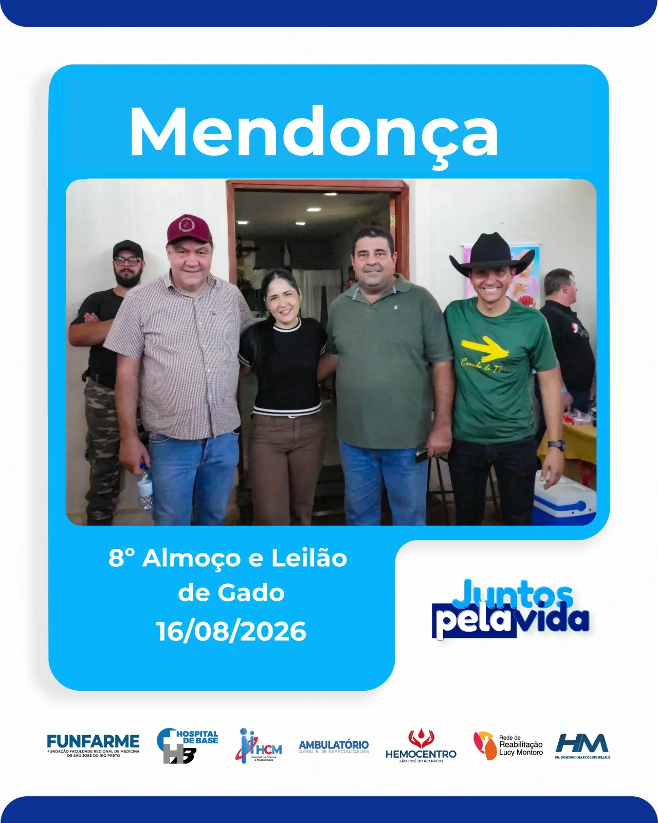 8º Almoço e Leilão de Gado de Mendonça-SP
