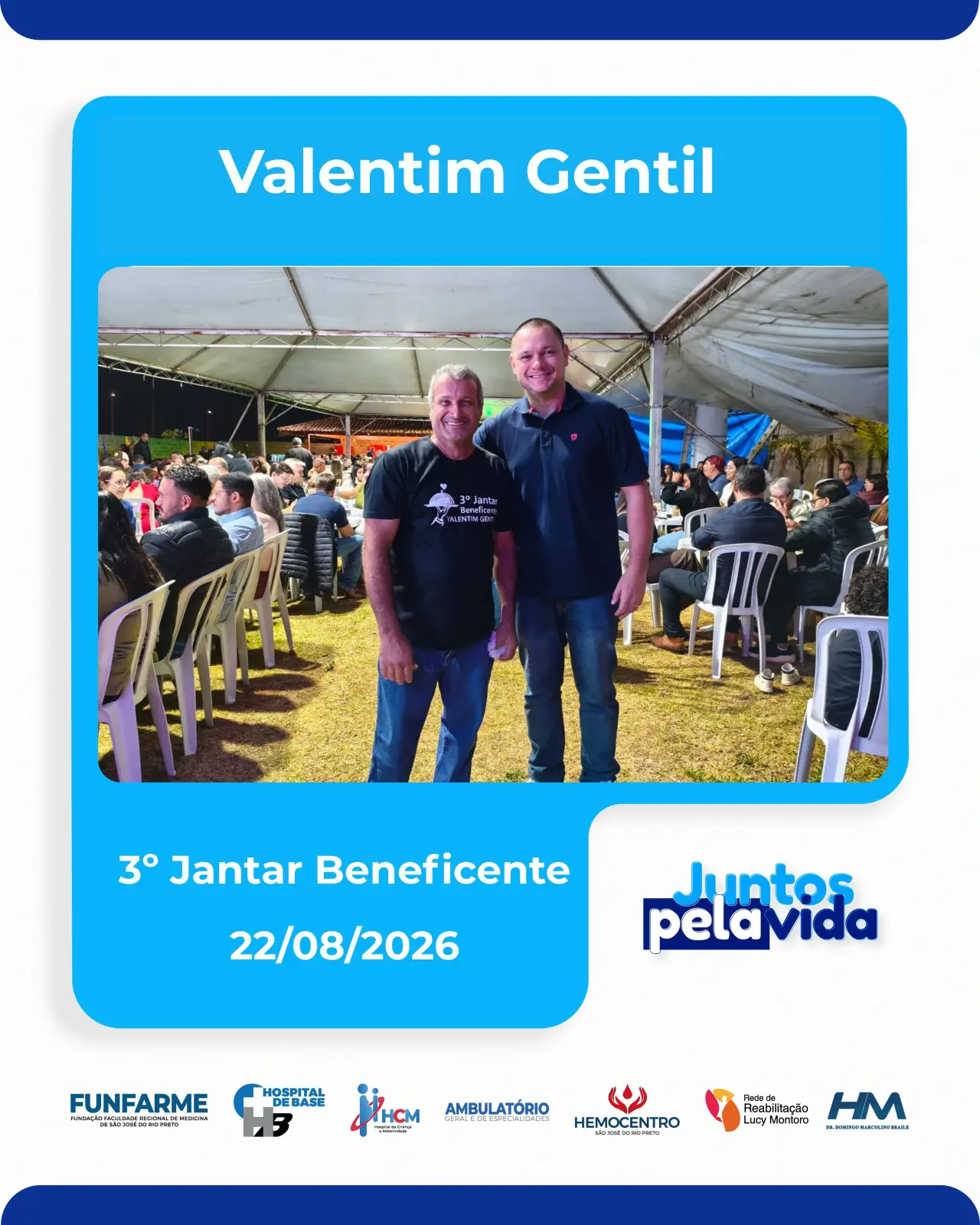 3º Jantar Beneficente de Valentim Gentil-SP