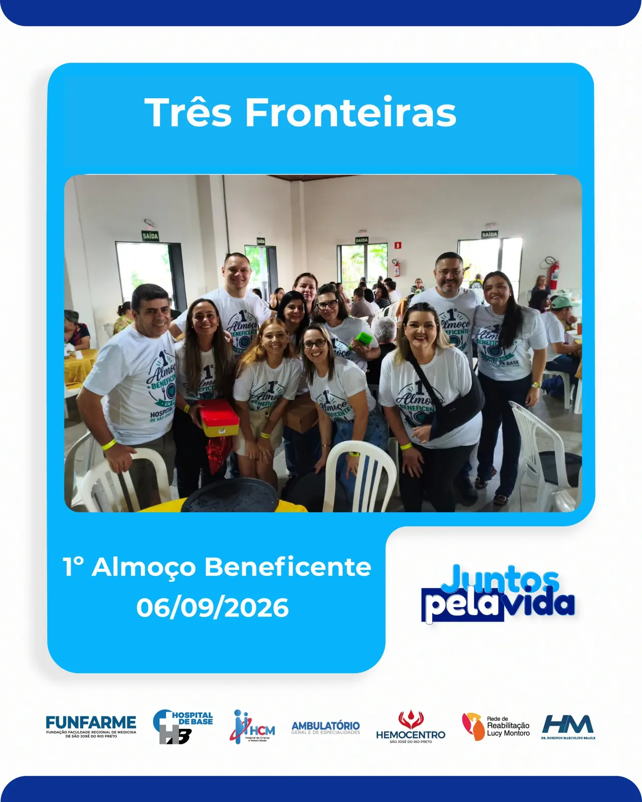 1º Almoço Beneficente de Três Fronteiras-SP
