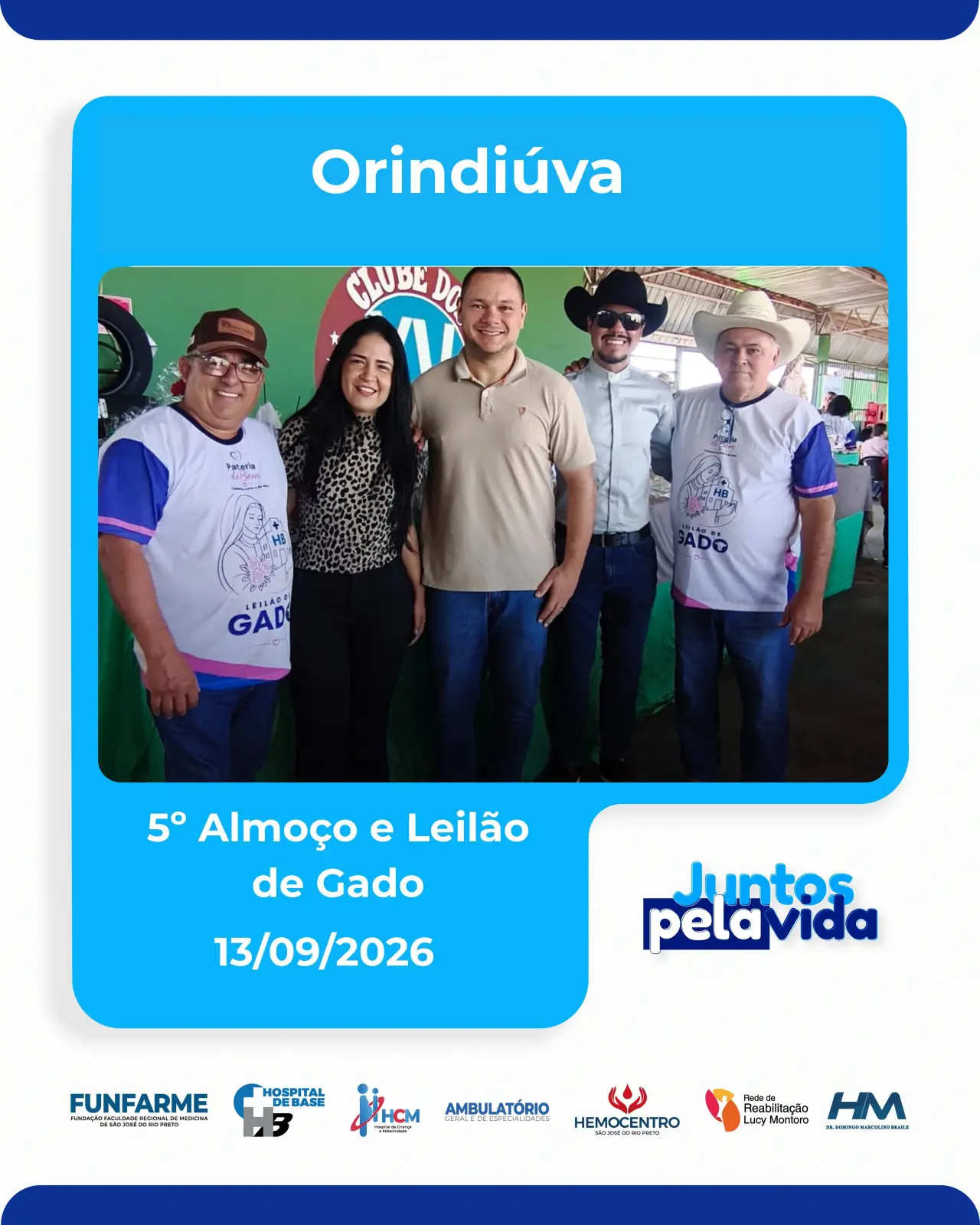 5º Almoço e Leilão de Gado de Orindiúva-SP