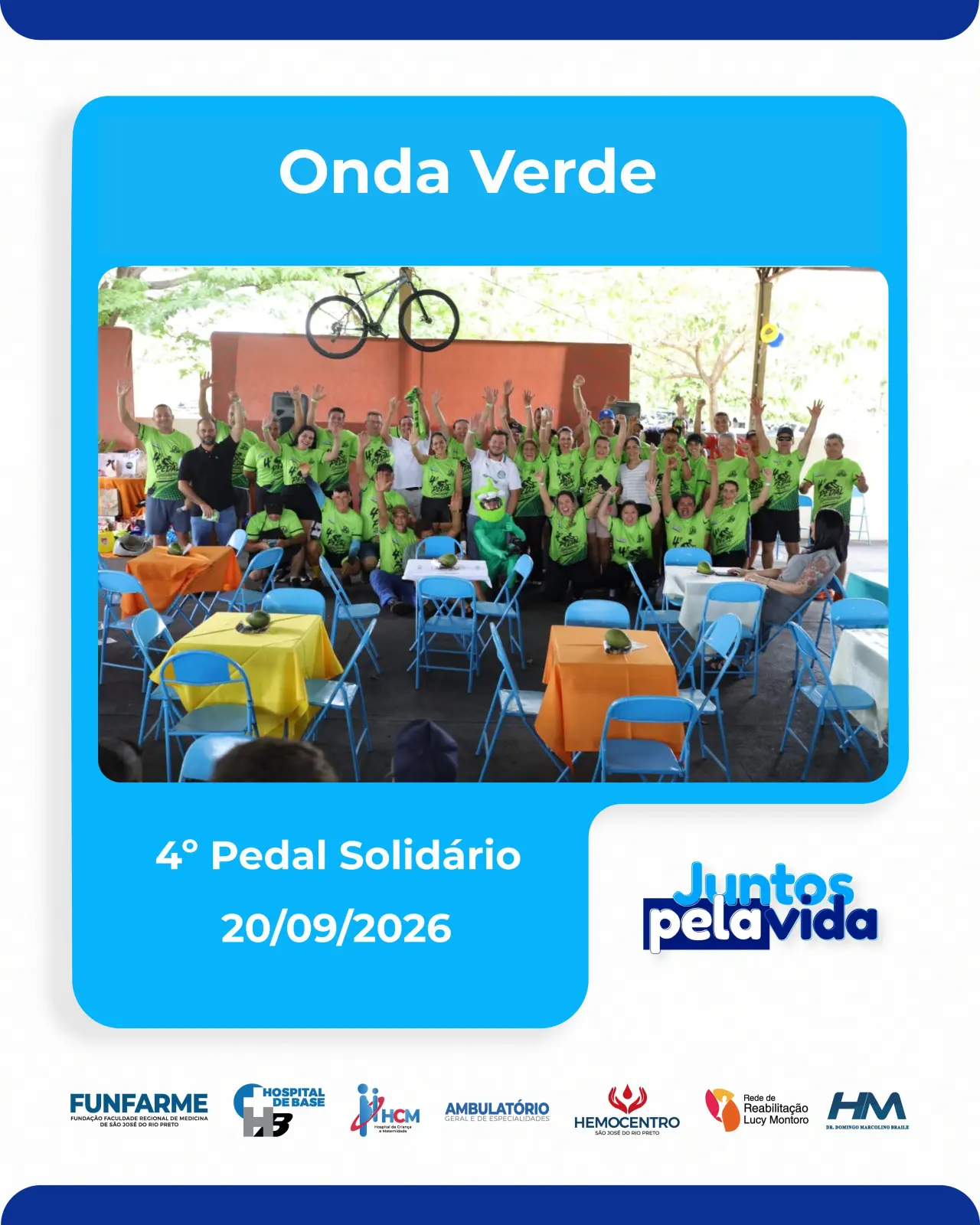 4º Pedal Solidário de Onda Verde-SP